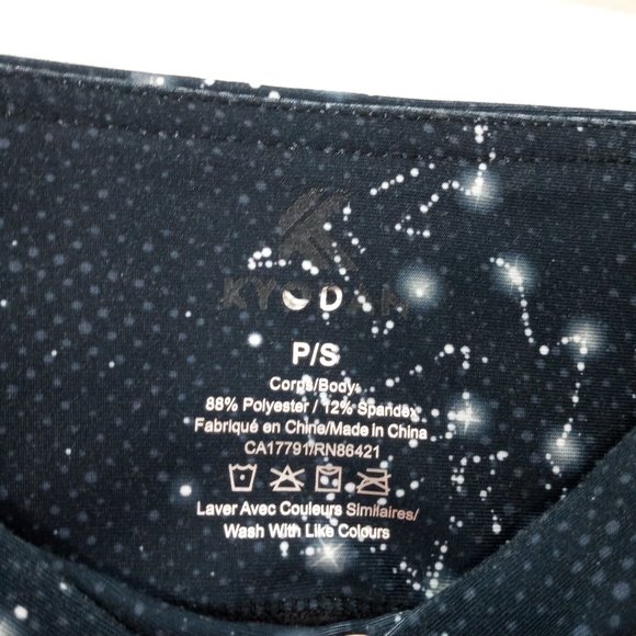 Kyodan Zodiac Constellation Stars Print Leggings - Picture 6 of 7